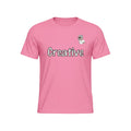 Big Daddy Allen Productions pink graphic t-shirt with "Creative" text and BDA logo.