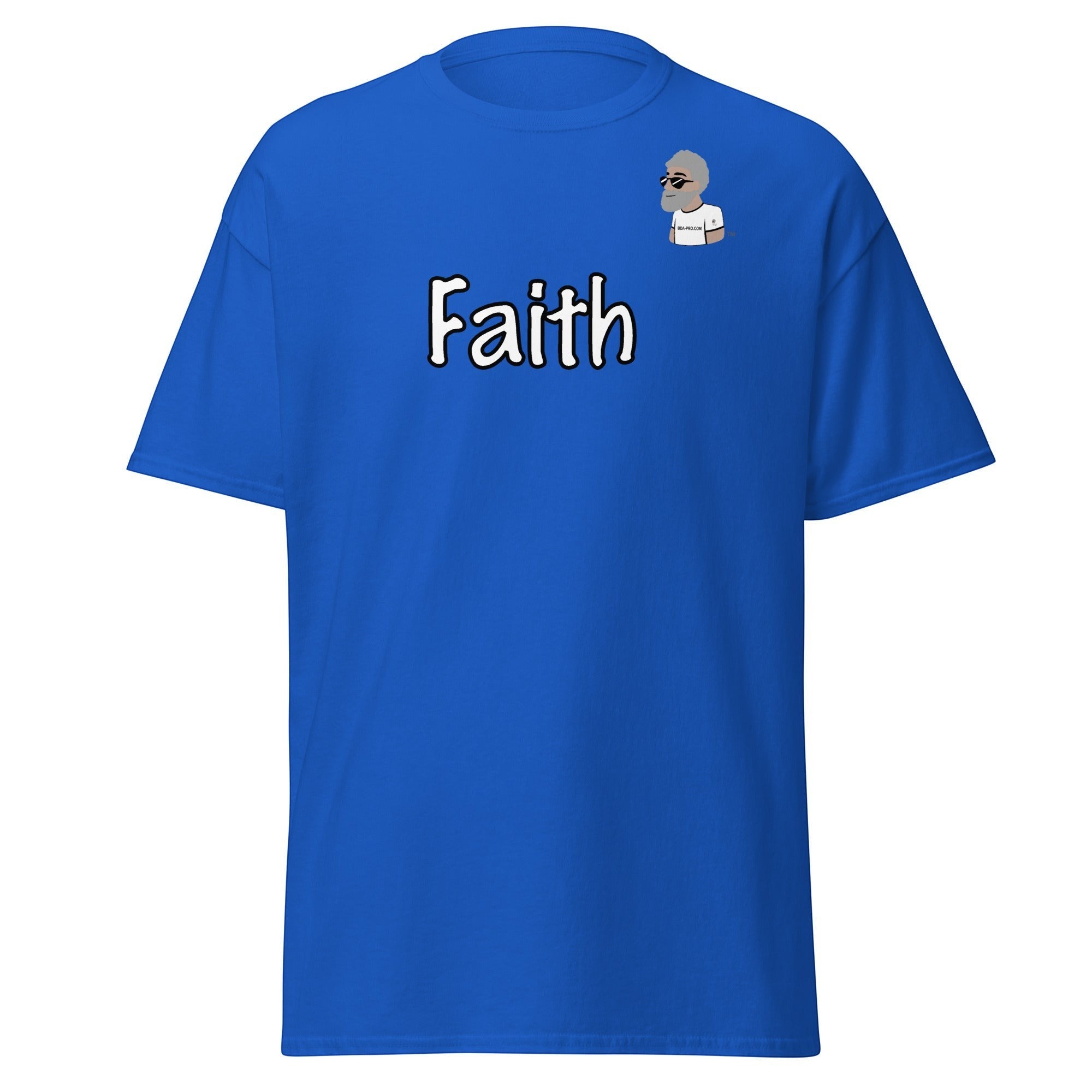 Big Daddy Allen Productions royal blue cotton t-shirt with