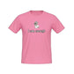 Big Daddy Allen Productions pink graphic t-shirt with "I Am Enough" slogan and cartoon character.
