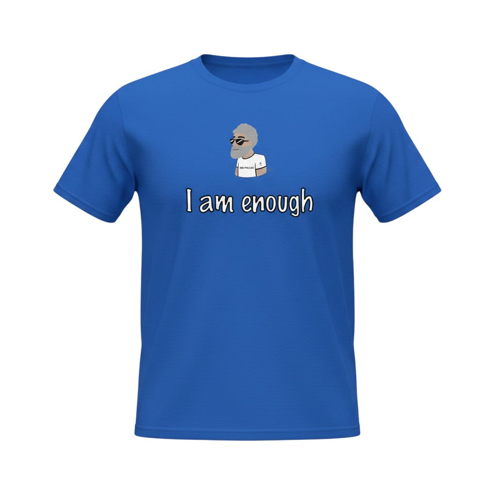 Big Daddy Allen Productions royal blue cotton t-shirt with
