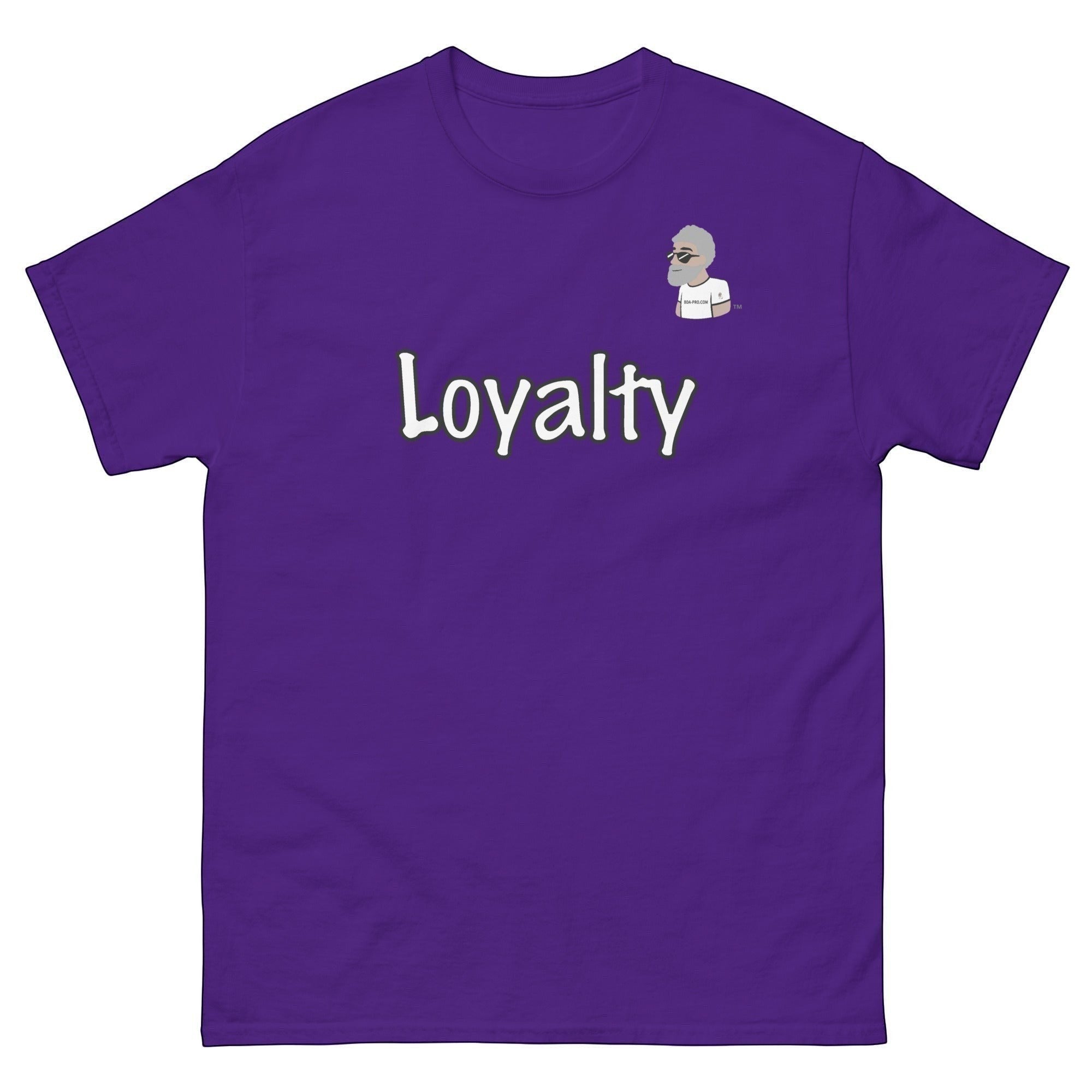 Big Daddy Allen Productions purple cotton t-shirt with
