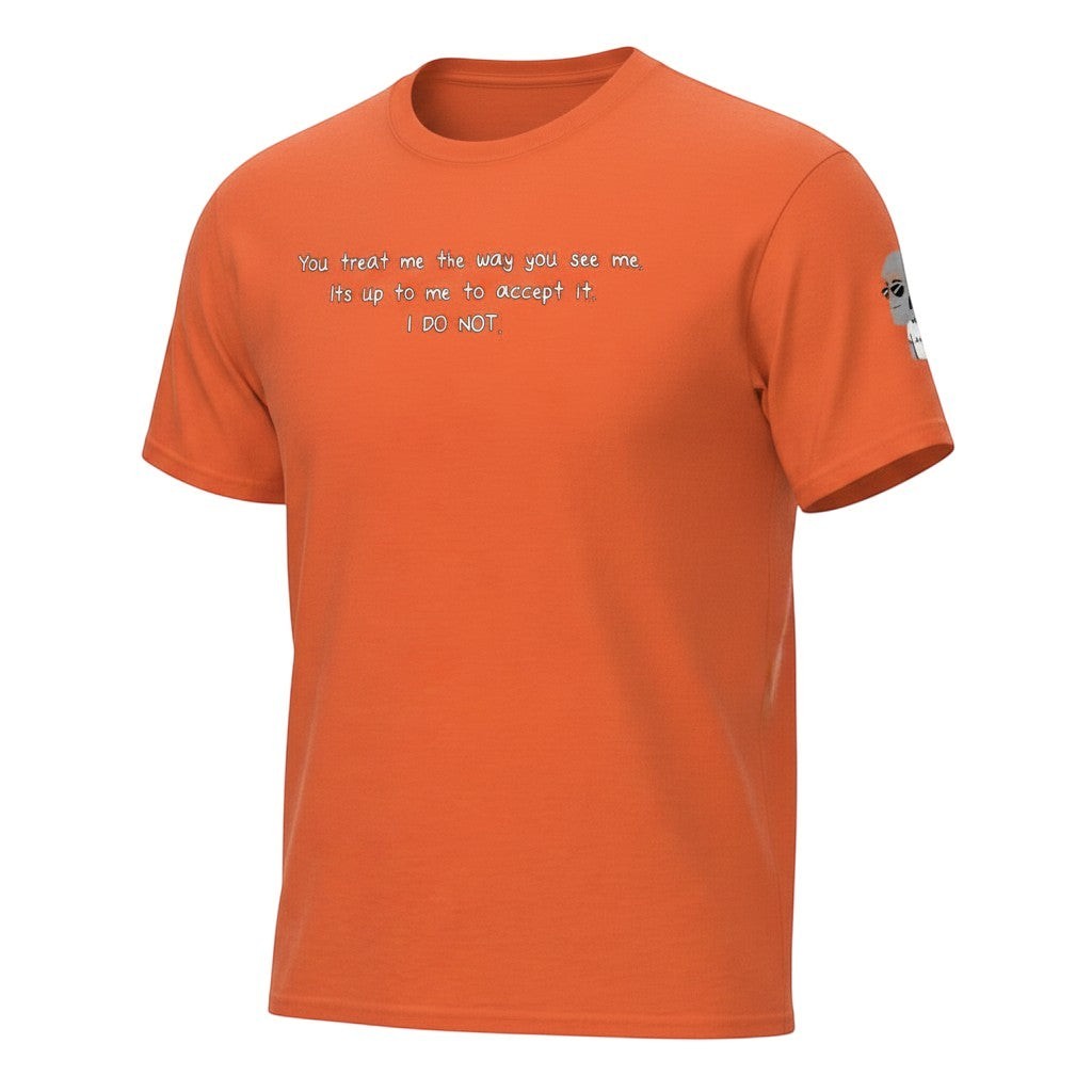 Big Daddy Allen Productions orange cotton t-shirt with