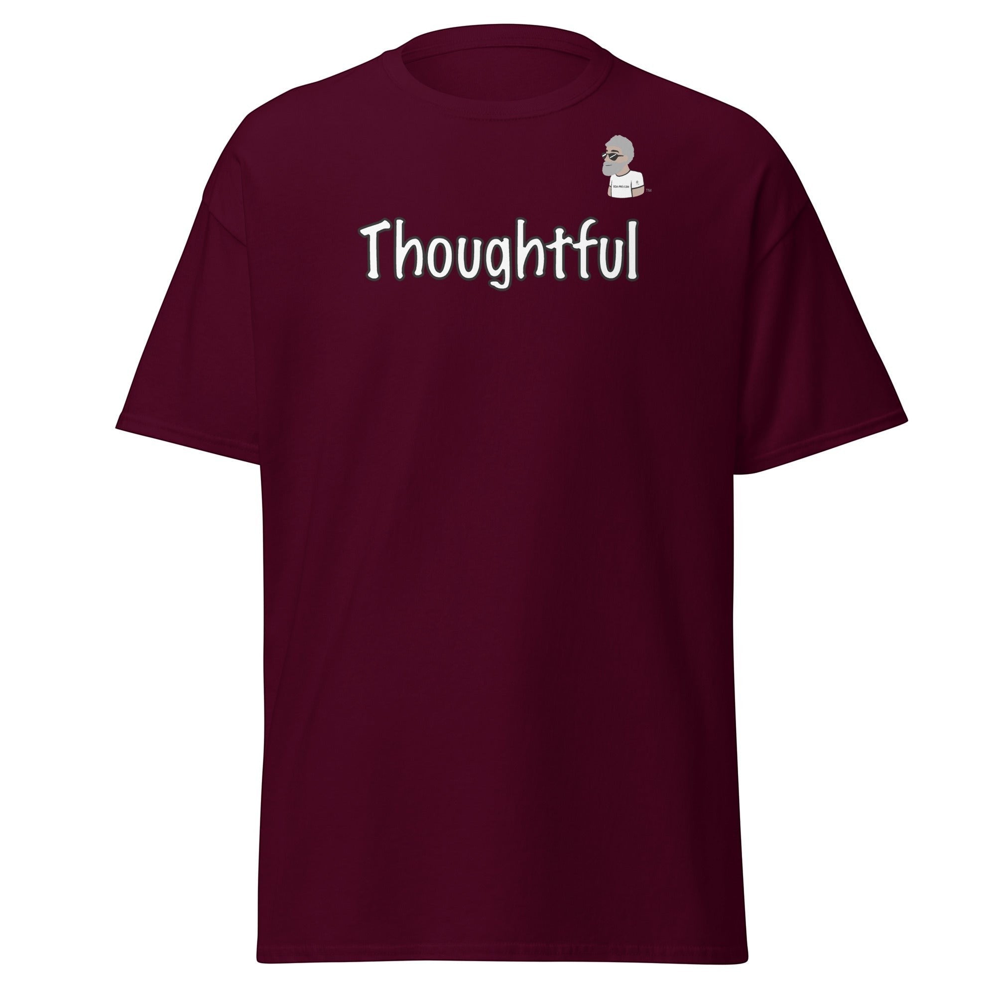 Big Daddy Allen Productions burgundy cotton t-shirt with