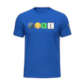 Big Daddy Allen Productions blue cotton t-shirt with "WOKE" graphic using periodic table elements.