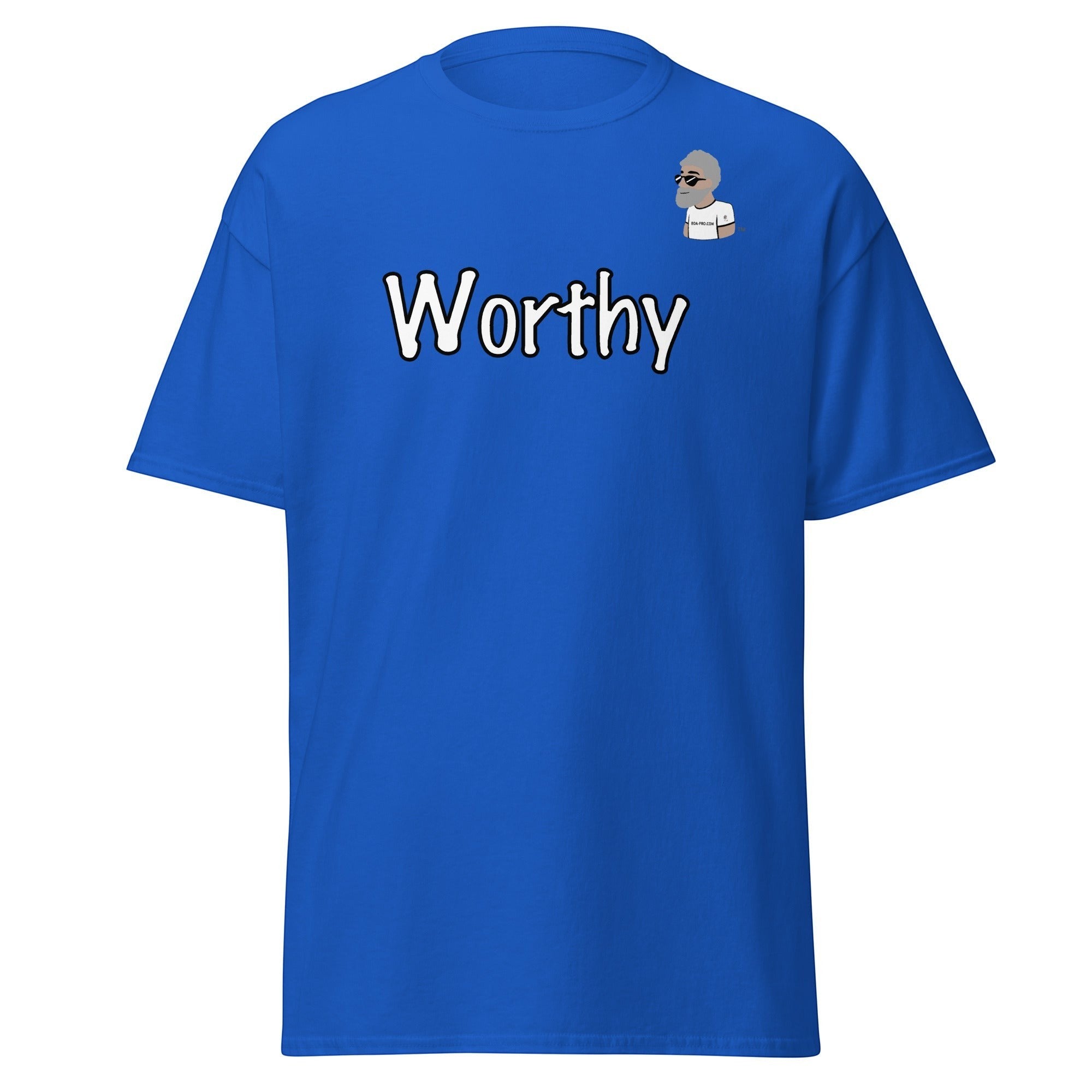 Big Daddy Allen Productions royal blue cotton t-shirt with