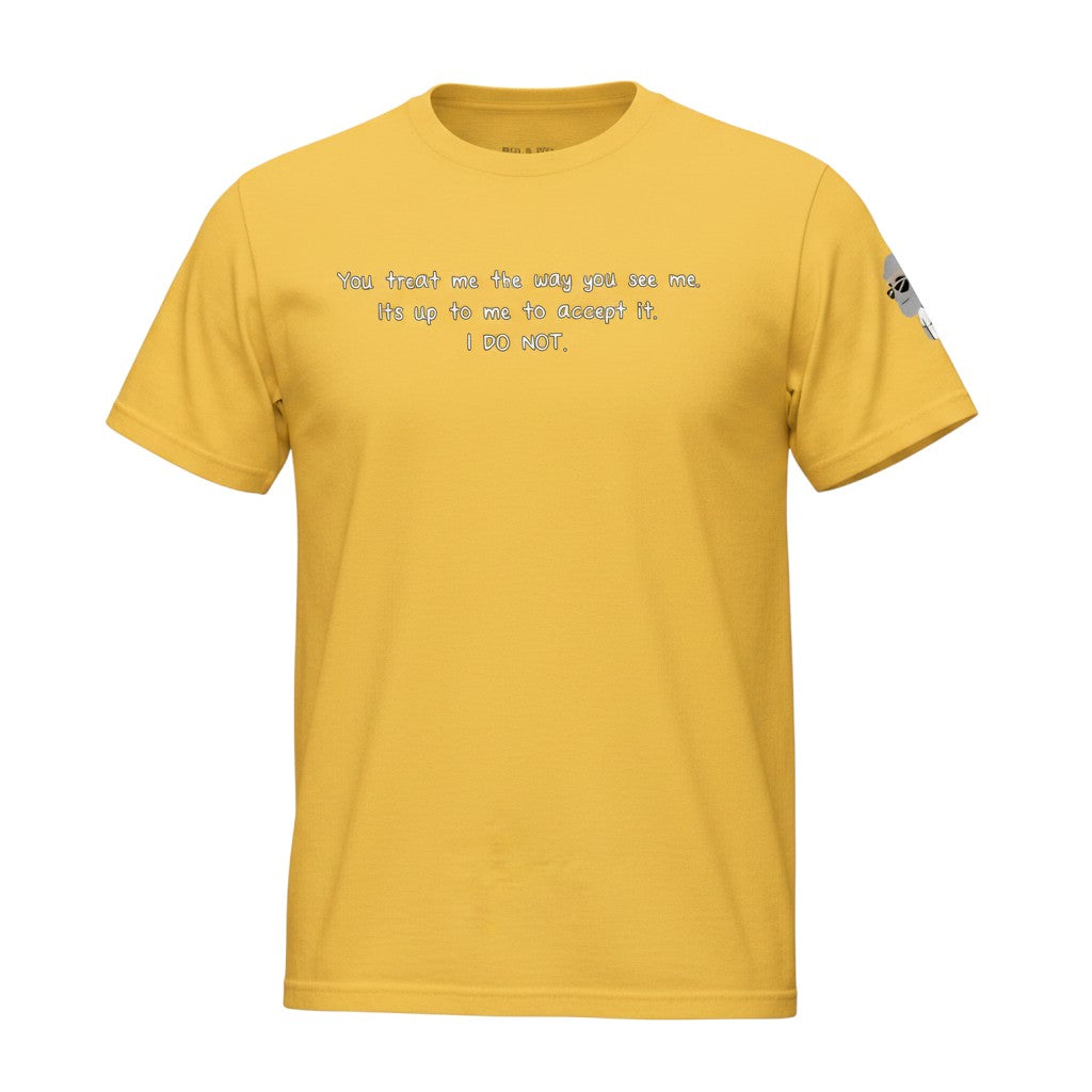 Big Daddy Allen Productions yellow cotton t-shirt with